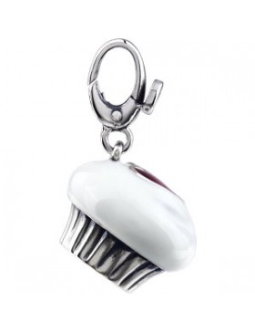 Enamel Cupcake Charm