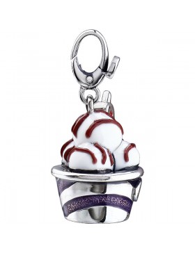 Enamel Ice Cream Cup Charm