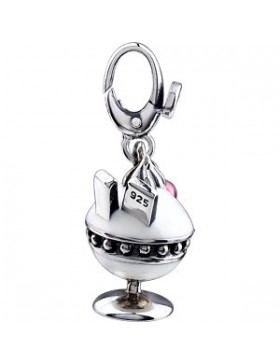 Enamel Ice Cream Sundae Charm