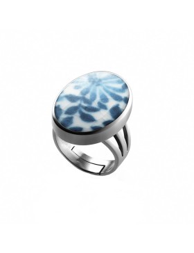Fine China Porcelain Oval Ring