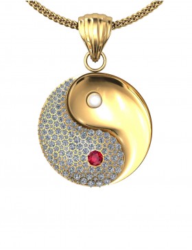 Yin Yang 1 Pendant Type G