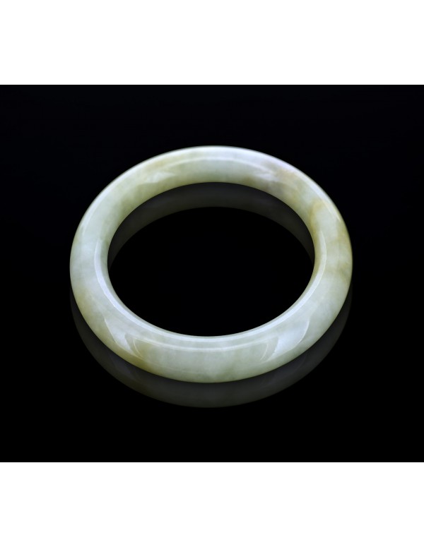 Natural Jadeite Type A-Jade Bangle (JB0011SM)