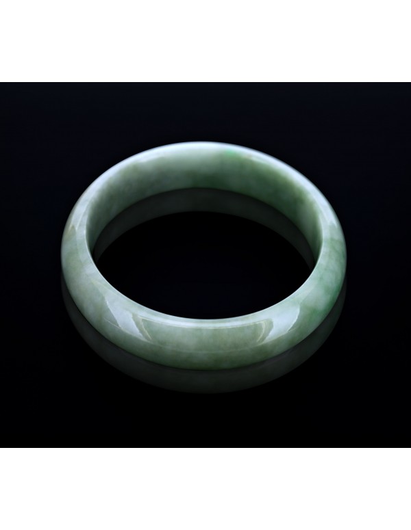 Natural Jadeite Type A-Jade Bangle (JB1013SM)