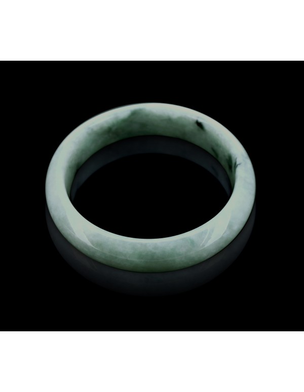 Natural Jadeite Type A-Jade Bangle (JB1012SM) 