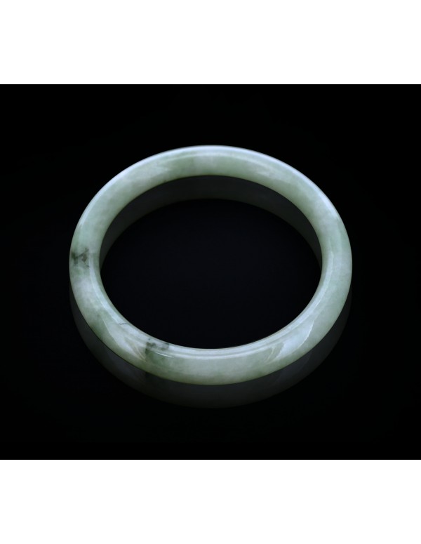 Natural Jadeite Type A-Jade Bangle (JB0062SM)