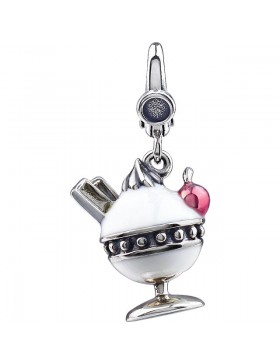 Enamel Ice Cream Sundae Charm