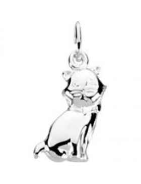 Sterling Silver Charming Animals® Cat Charm