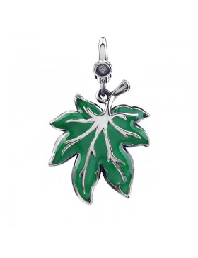 Enamel Leaf Charm