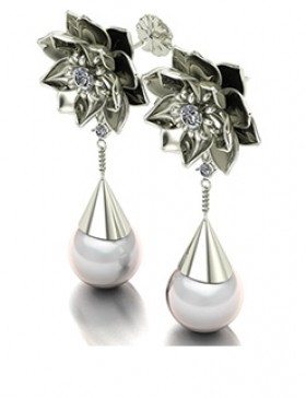 lotus-1-realism-earrings-type-2-in-white-gold