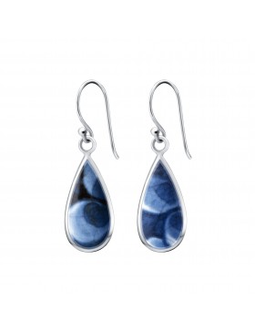 Fine China Porcelain Teardrop Shape Earrings 2