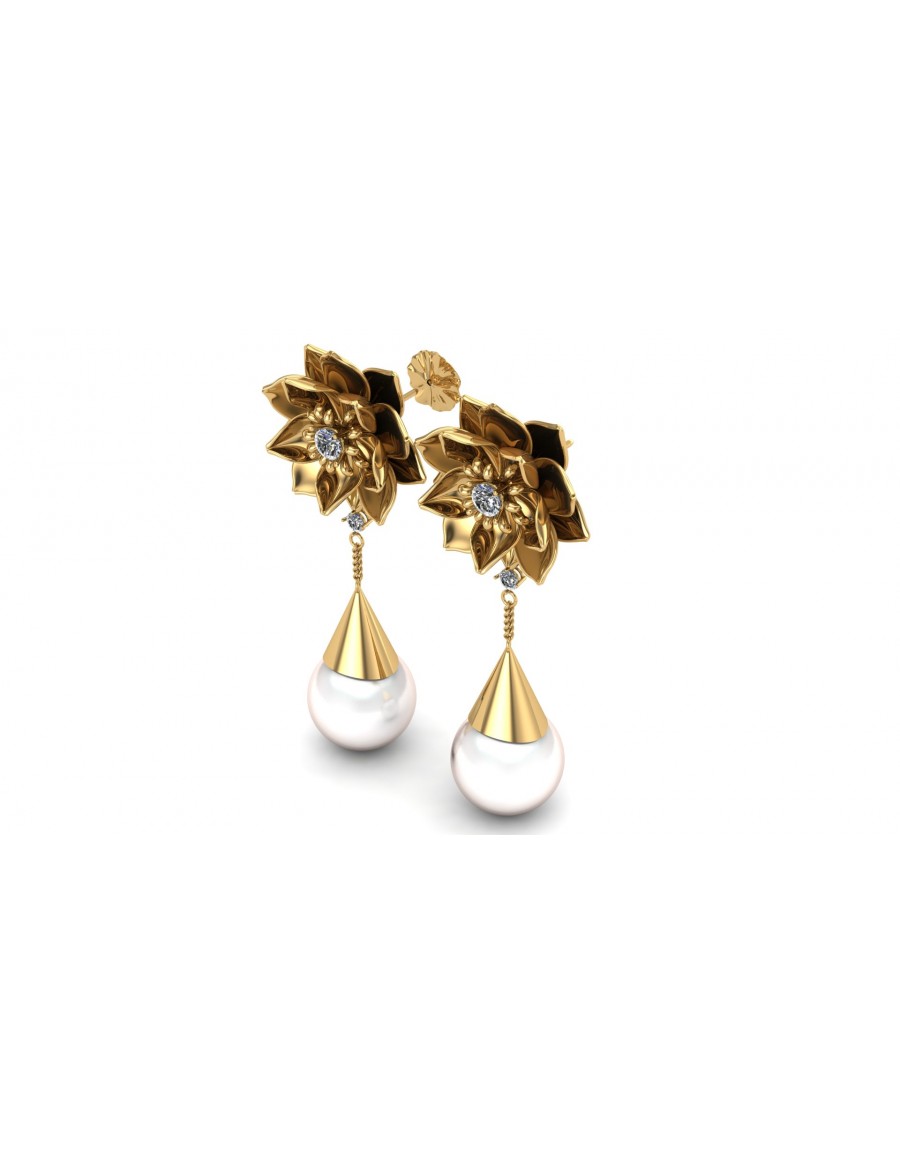 lotus-1-realism-earrings-type-2-in-14k-yellow-gold