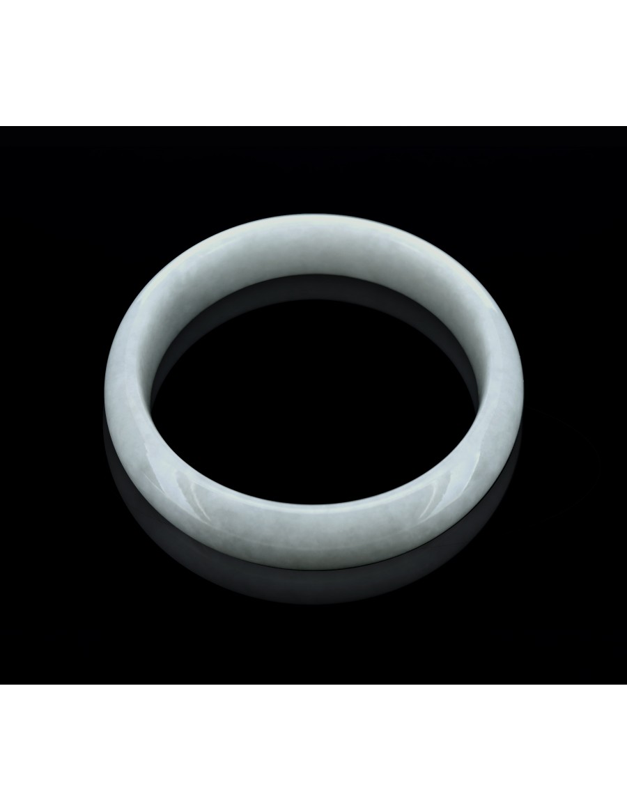 Natural Jadeite Type A-Jade Bangle (JB0006SM)