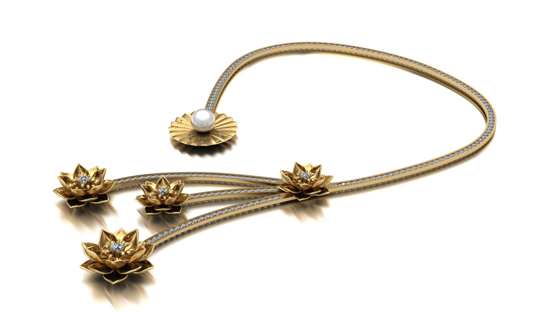 Lotus 1 Necklace 3