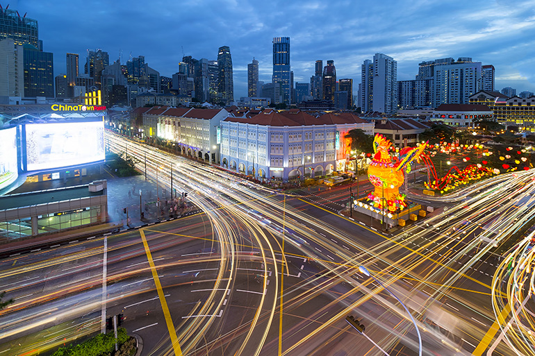 traffic-light-trails-in-singapore-chinatown-chinese-new-year-2017-year-of-the-rooster